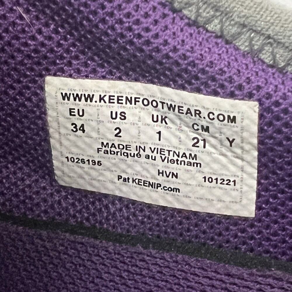 Keen Kids Purple and Pink Tie-Dye Velcro Sneakers - Picture 7 of 11